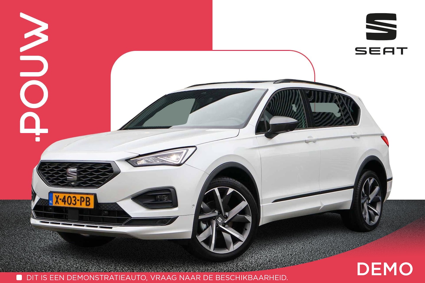 Seat Tarraco - 1.5 TSI 150pk DSG FR Business Intense | Panoramadak | 360 Camera - AutoWereld.nl