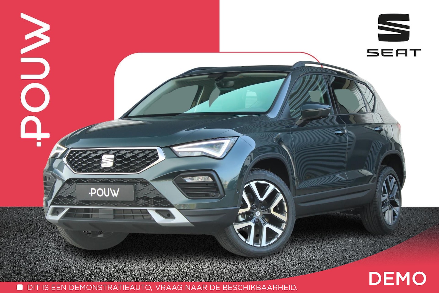 Seat Ateca - 1.5 TSI 150pk DSG Style Business Intense | Trekhaak | Stoel & Stuur Verwarming | Achteruit - AutoWereld.nl