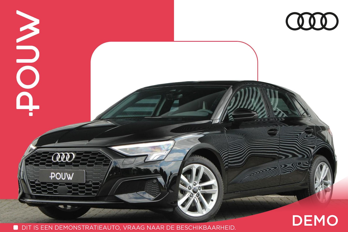 Audi A3 Sportback - 30 TFSI 110pk S-tronic Advanced Edition | Zwart Optiek - AutoWereld.nl