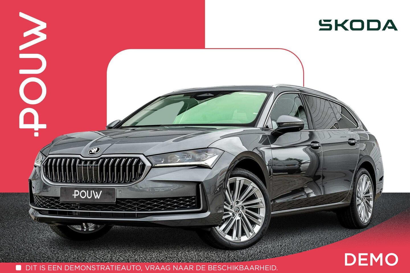 Skoda Superb Combi - 1.5 TSI 150pk MHEV Business Edition | Panoramadak | Leder | Canton Audio | Trekhaak Wegkla - AutoWereld.nl