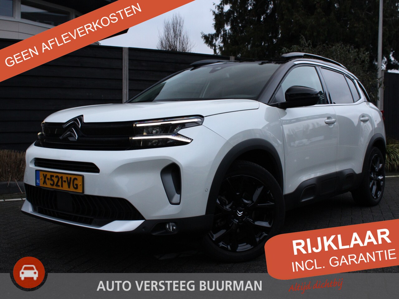 Citroën C5 Aircross - 1.2 Hybrid 136PK ë-Series Automaat Navigatie, Achteruitrijcamera, Keyless Entry & Start, P - AutoWereld.nl