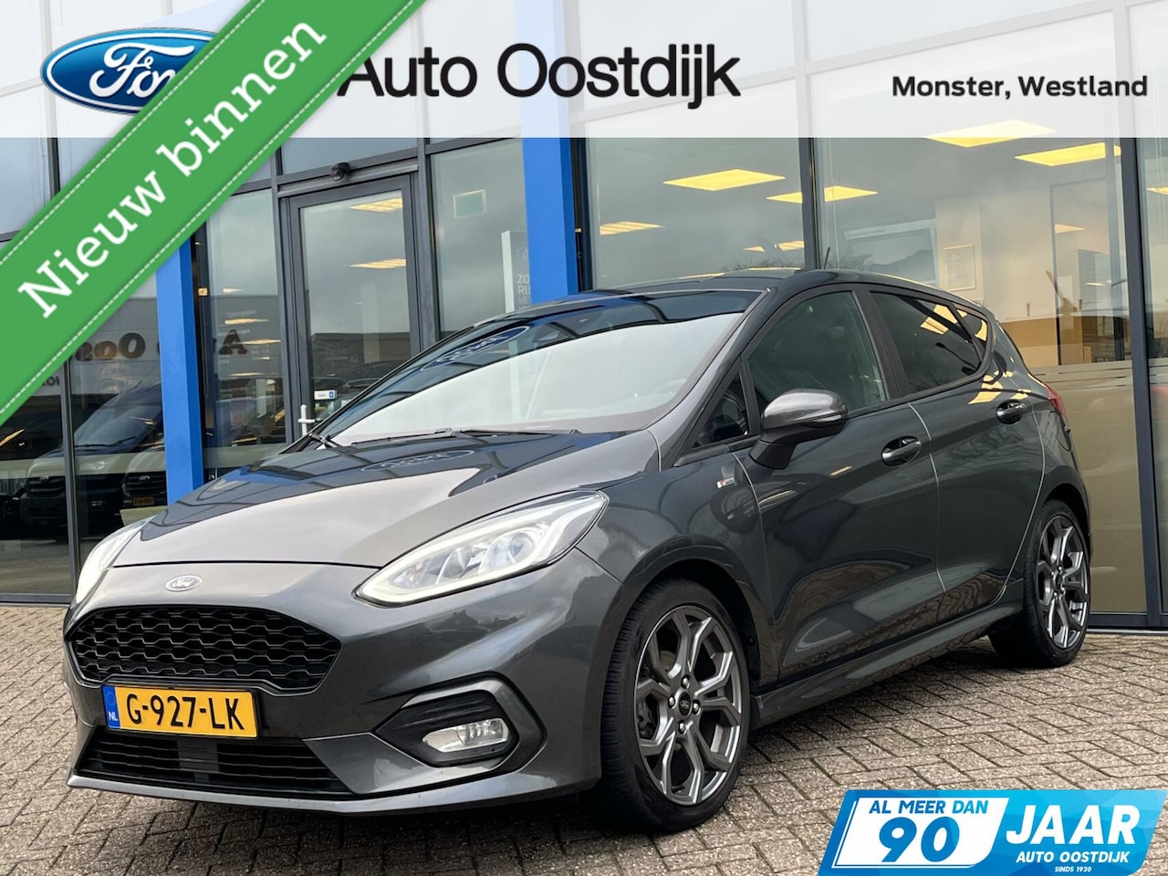 Ford Fiesta - 1.0 EcoBoost ST-Line 100PK Cruise Navi Climate Privacy Glass "17 Inch Velgen Full LED *Spo - AutoWereld.nl