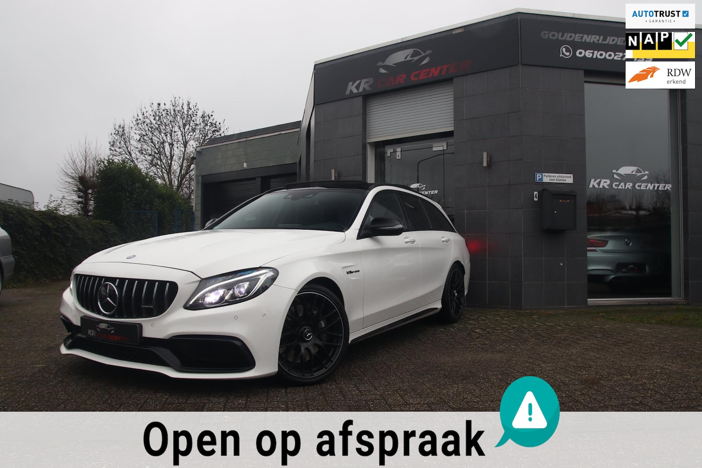 Mercedes-Benz C-klasse Estate - C63 63 AMG PANO-HUD-KLEPPEN - AutoWereld.nl