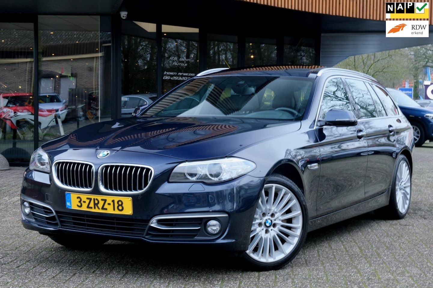 BMW 5-serie Touring - 530xd High Executive/X-Drive/Panoramadak/PDC/Xenon/Leder/ - AutoWereld.nl