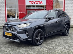 Toyota RAV4 - 2.5 HYBRID AWD BI-TONE STOELVERW EL-STOEL JBL EL-ACHTERKLEP LED KEYLESS PARK-SENSOREN APPL