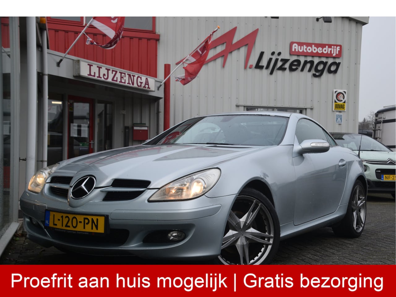 Mercedes-Benz SLK-klasse - 200 K. Leer | Bluetooth | Clima | Stoelverwarming | LMV - AutoWereld.nl