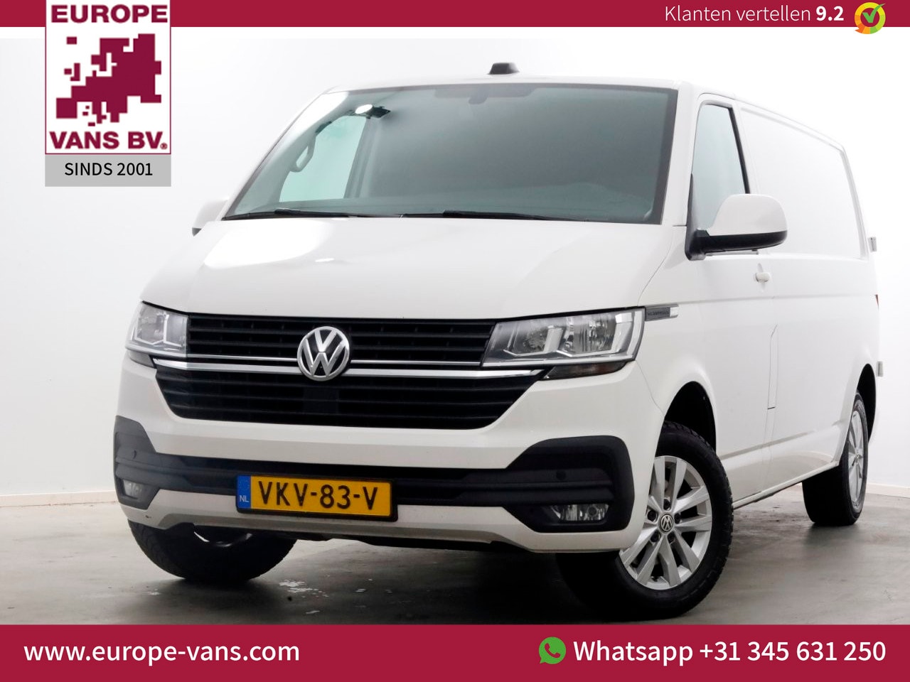 Volkswagen Transporter - T6.1 2.0 TDI 150pk DSG-Automaat Lang Airco/Camera/CarPlay 07-2021 - AutoWereld.nl