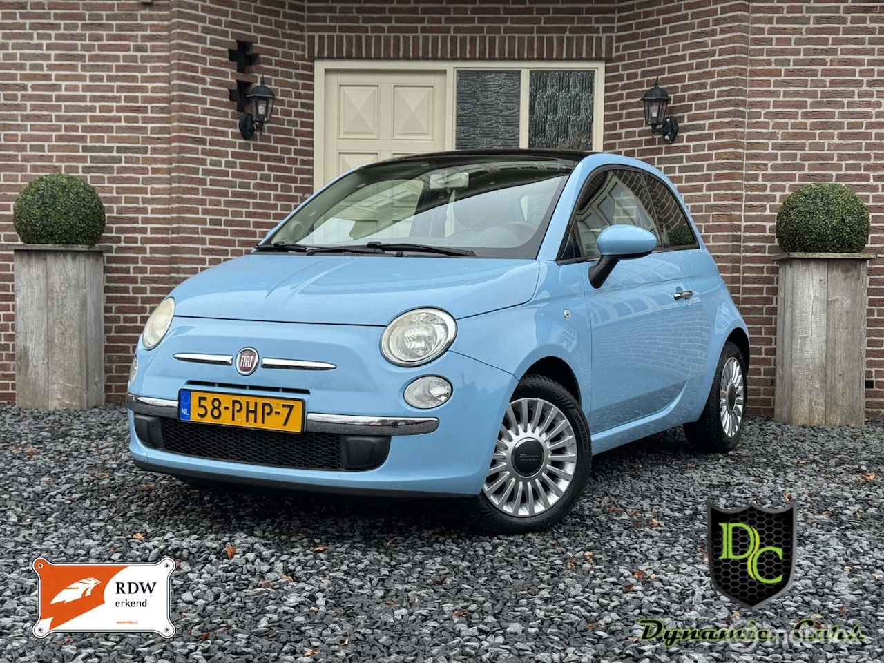 Fiat 500 - 1.2 AUT Lounge *Airco *Panodak *nette auto *APK - AutoWereld.nl