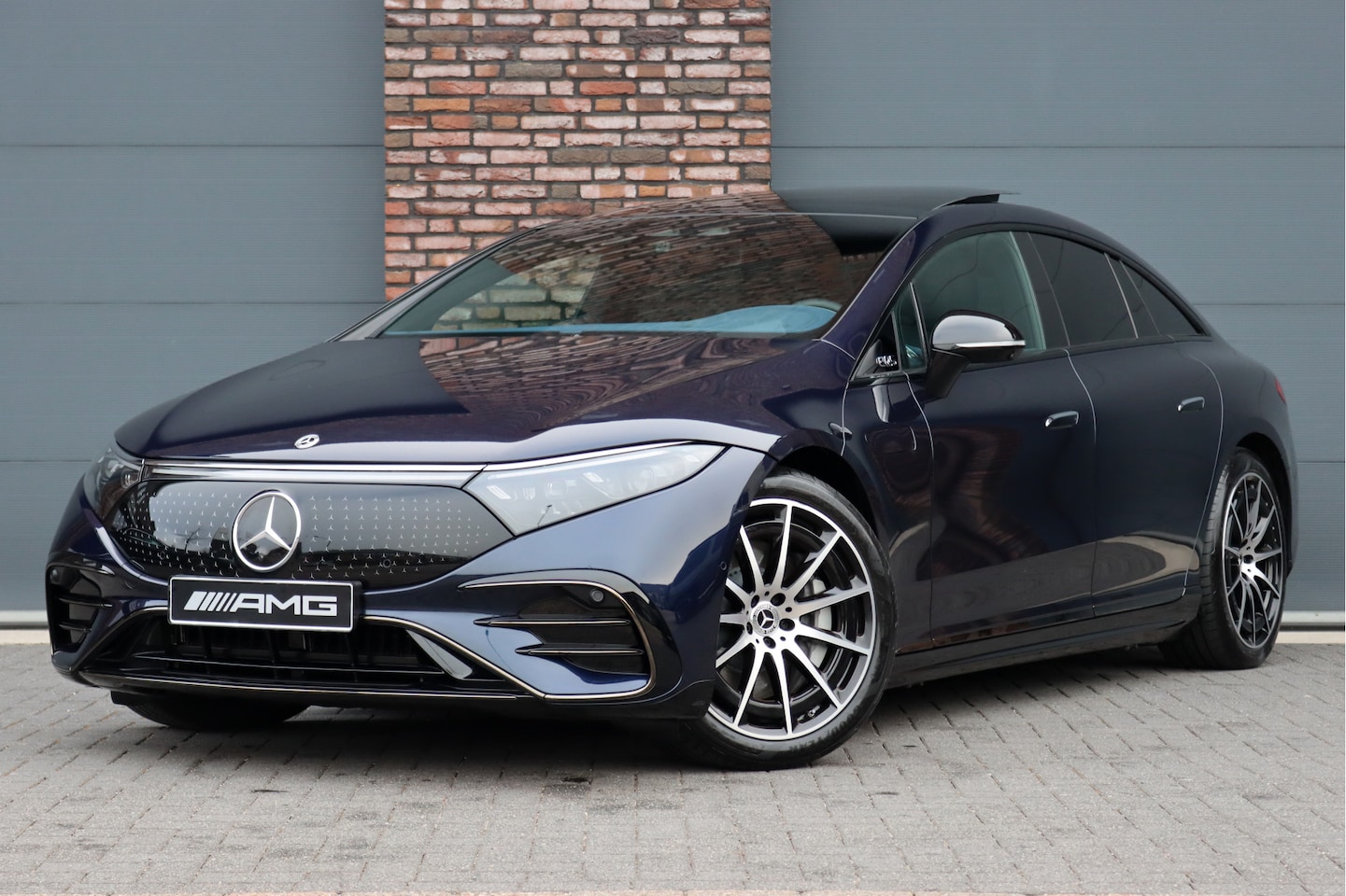 Mercedes-Benz EQS - 450+ AMG Line 108 kWh | Hyperscreen | Airmatic | Distronic+ | Achterasbesturing | Panorama - AutoWereld.nl