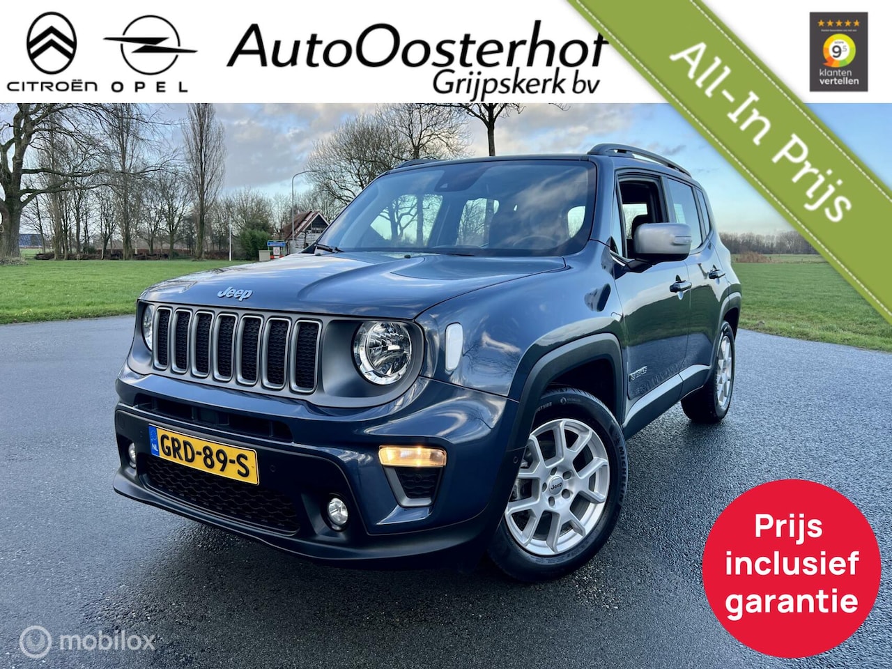 Jeep Renegade - 120pk T Limited luxe STAAT RIJKLAAR - AutoWereld.nl