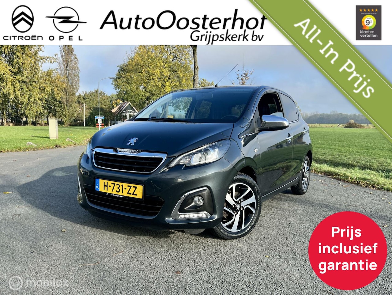 Peugeot 108 - 5drs Allure + Clima+ A.Camera LUXE Staat rijklaar - AutoWereld.nl