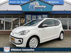 Volkswagen Up! - 1.0 75 PK high up White Up + AIRCO + CRUISE + NAVI + LMV + PDC