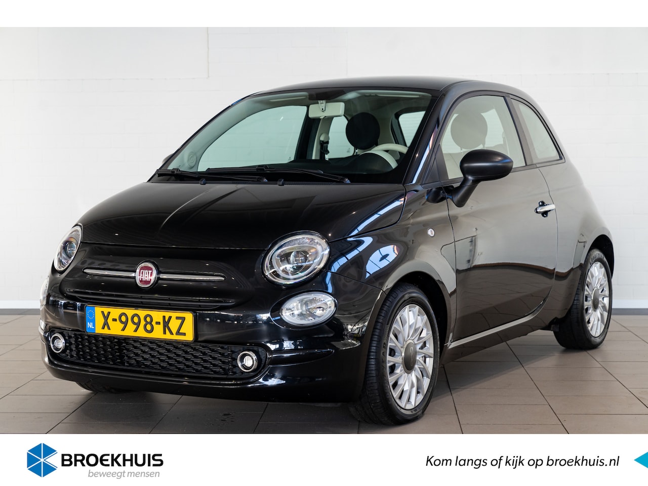 Fiat 500 - 1.0 Hybrid | Lichtemtalen velgen | Apple Carplay & Android Auto | Cruise Controle | - AutoWereld.nl