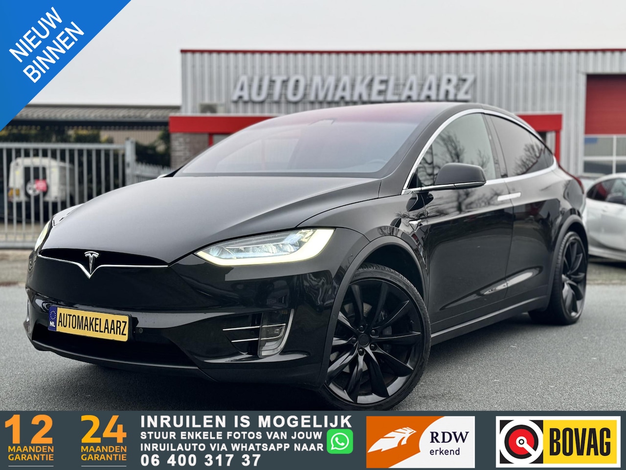 Tesla Model X - 100D NIEUWE ACCU|22INCH|4WD|GARANTIE|LUCHTVERING - AutoWereld.nl