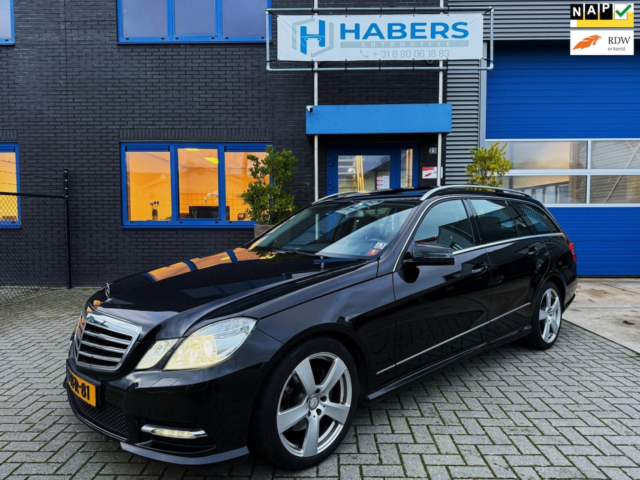 Mercedes-Benz E-klasse Estate - 200 CGI Edition Sport AMG 184PK|AMG-Pakket|Navi|Xenon|Kantel/Schuifdak|Leder|Trekhaak|AUT| - AutoWereld.nl