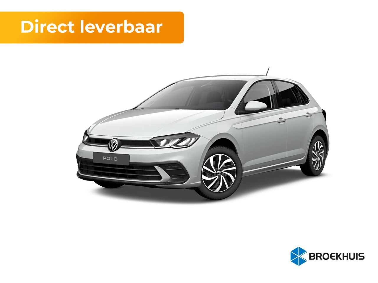 Volkswagen Polo - 1.0 TSI 95 5MT Life Edition | 'App-Connect' draadloze smartphone integratie | Aircondition - AutoWereld.nl