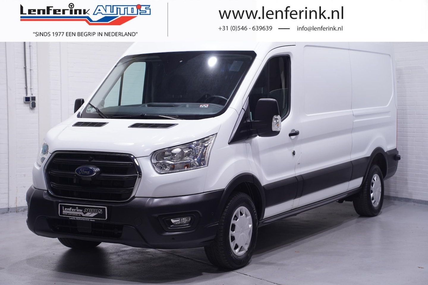 Ford Transit - 2.0 TDCI 130 pk L3H2 Trend Airco, Cruise Control Laadruimte Pakket, PDC V+A, 3-Zits, Slech - AutoWereld.nl