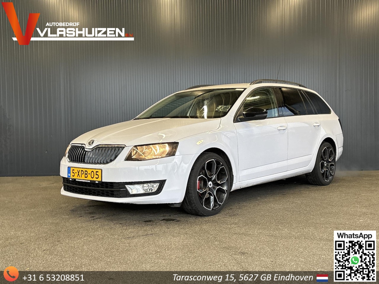 Skoda Octavia Combi - 1.6 TDI Ambition Businessline DSG Automaat | Leder | Navi | Cruise | Climate - AutoWereld.nl