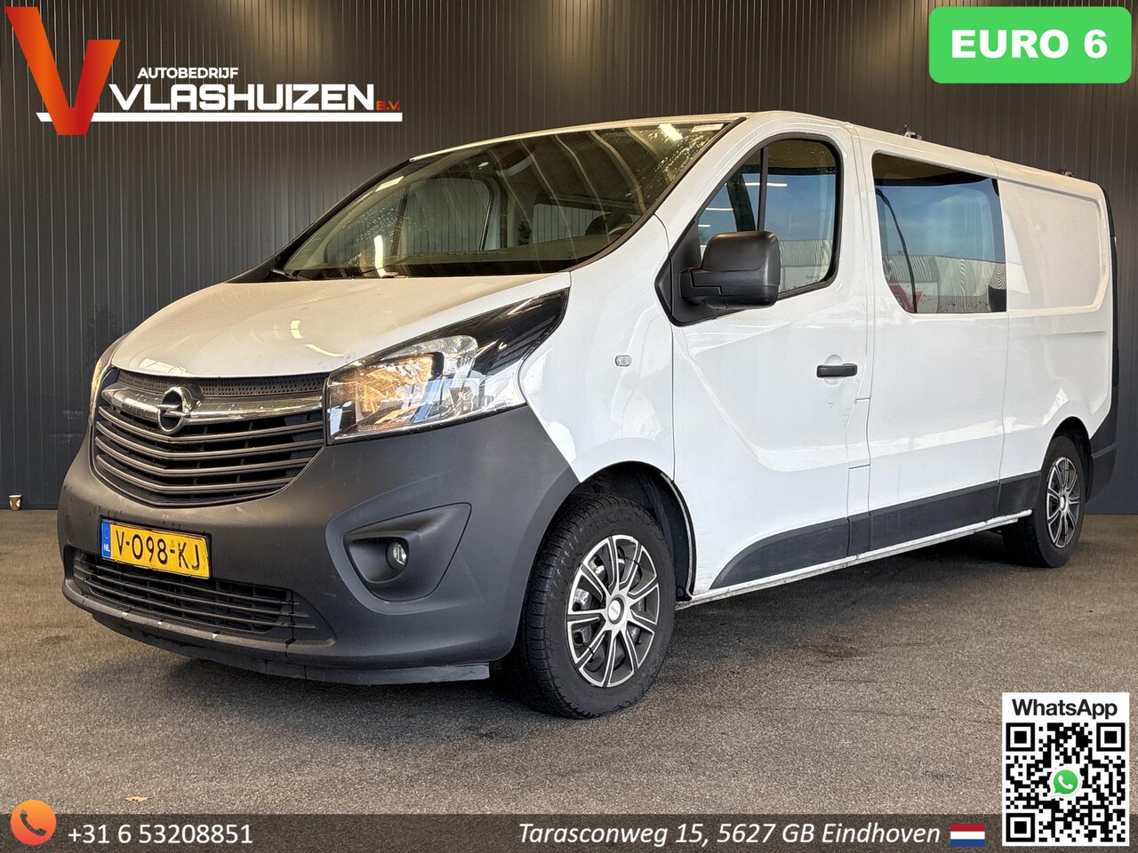 Opel Vivaro - 1.6 CDTI L2H1 Dubbel Cabine Edition EcoFlex | € 6.950,- NETTO! | Euro 6 | Airco | Cruise | - AutoWereld.nl