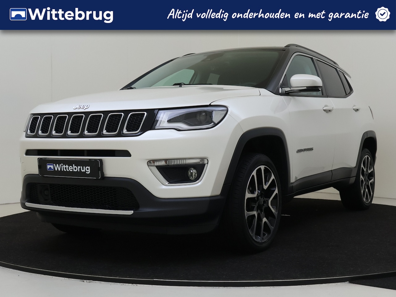 Jeep Compass - 1.4 170PK Limited 4x4 | Lederenbekleding | Parkeerhulp | Navigatie | Climate control | fp - AutoWereld.nl