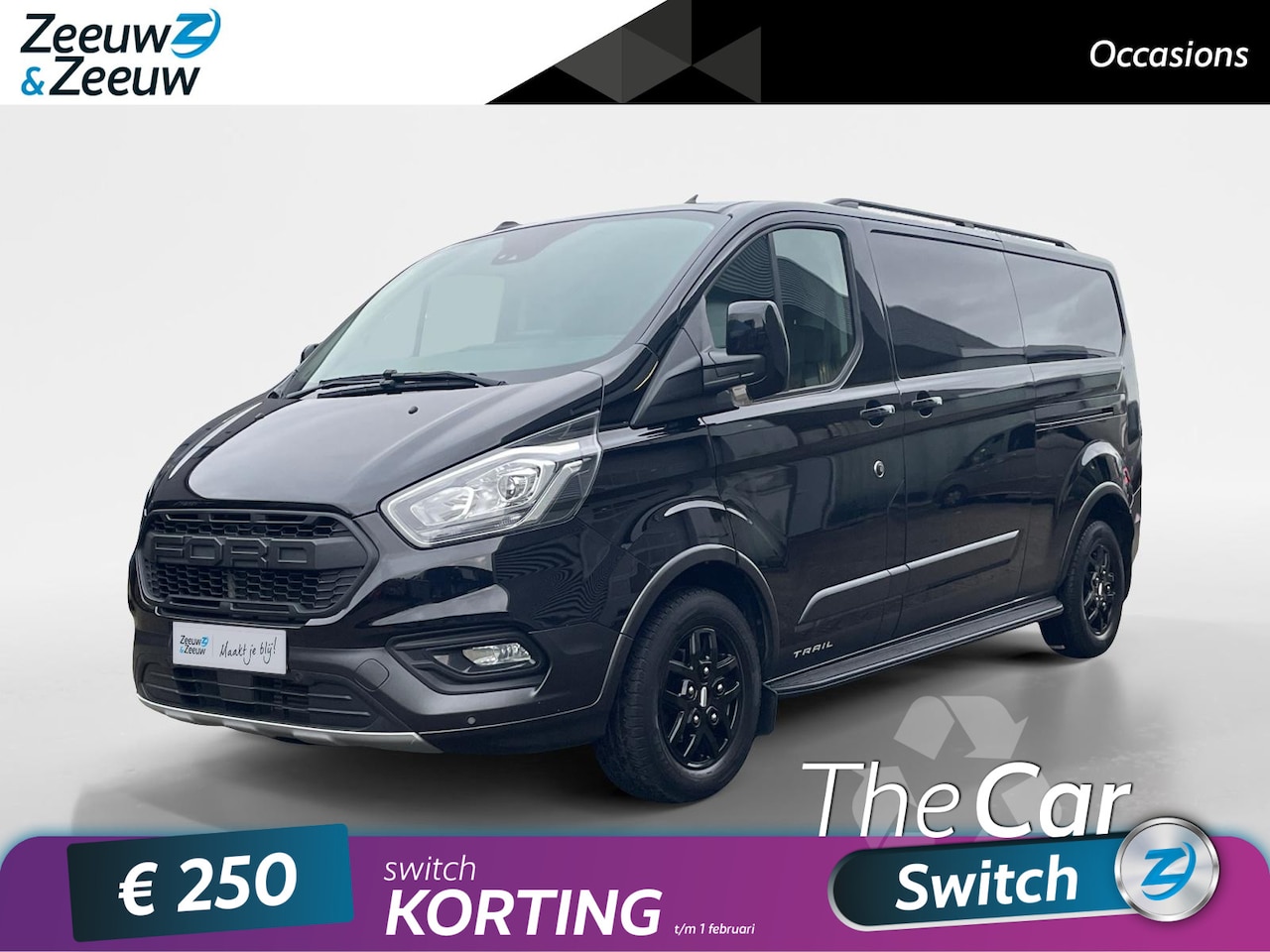 Ford Transit Custom - 300 2.0 TDCI L2H1 Trail | Dealer onderhouden | Zeer nette auto | Lage km | Apple carplay & - AutoWereld.nl