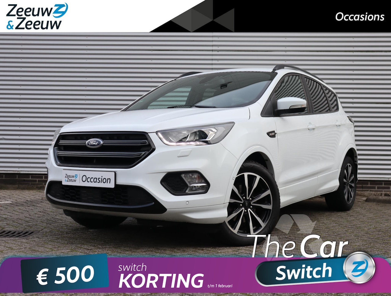 Ford Kuga - 1.5 EcoBoost ST Line 150 PK | Trekhaak | Stoel, Stuur en Voorruitverwarming | Apple Carpla - AutoWereld.nl