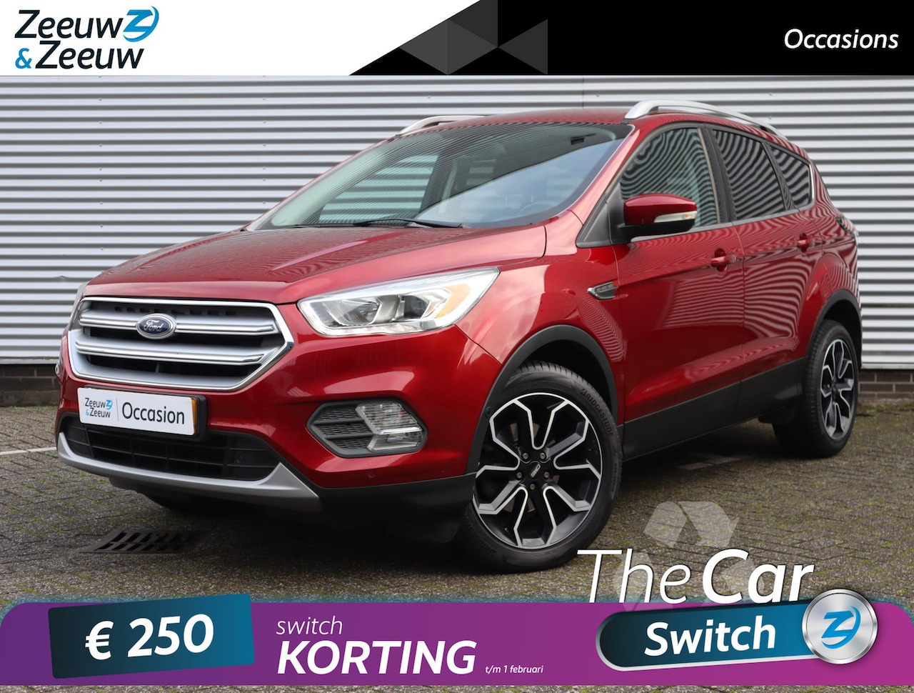 Ford Kuga - 1.5 EcoBoost Titanium | Dealer onderhouden | Navigatie | Parkeersensoren V+A | Achteruitri - AutoWereld.nl