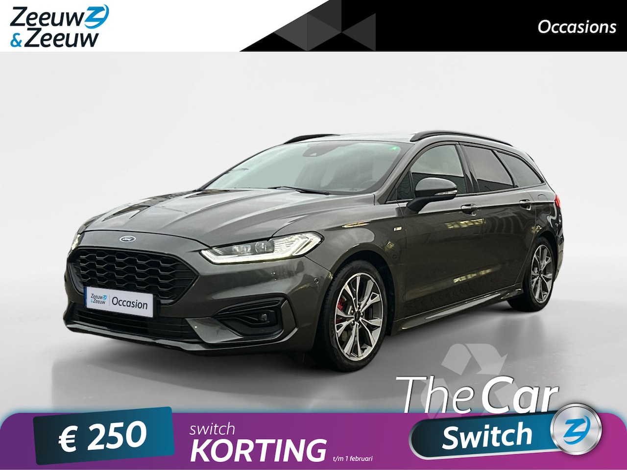 Ford Mondeo Wagon - 2.0 IVCT HEV ST-Line 140pk automaat | Dealer onderhouden | Stoel- en voorruitverwarming | - AutoWereld.nl