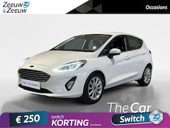 Ford Fiesta - 1.0 EcoBoost Titanium 100pk | Dealeronderhouden | Stoel- stuur en voorruitverwarming | Nav