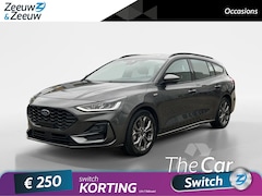 Ford Focus Wagon - 1.0 EcoBoost Hybrid ST-Line 125pk automaat | Achteruit rij camera | Parkeer sensoren | Nav