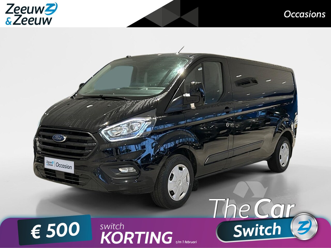 Ford Transit Custom - 320 2.0 TDCI L2H1 Trend 130pk | Navigatie | Trekhaak | Cruise control | Navigatie via Appl - AutoWereld.nl