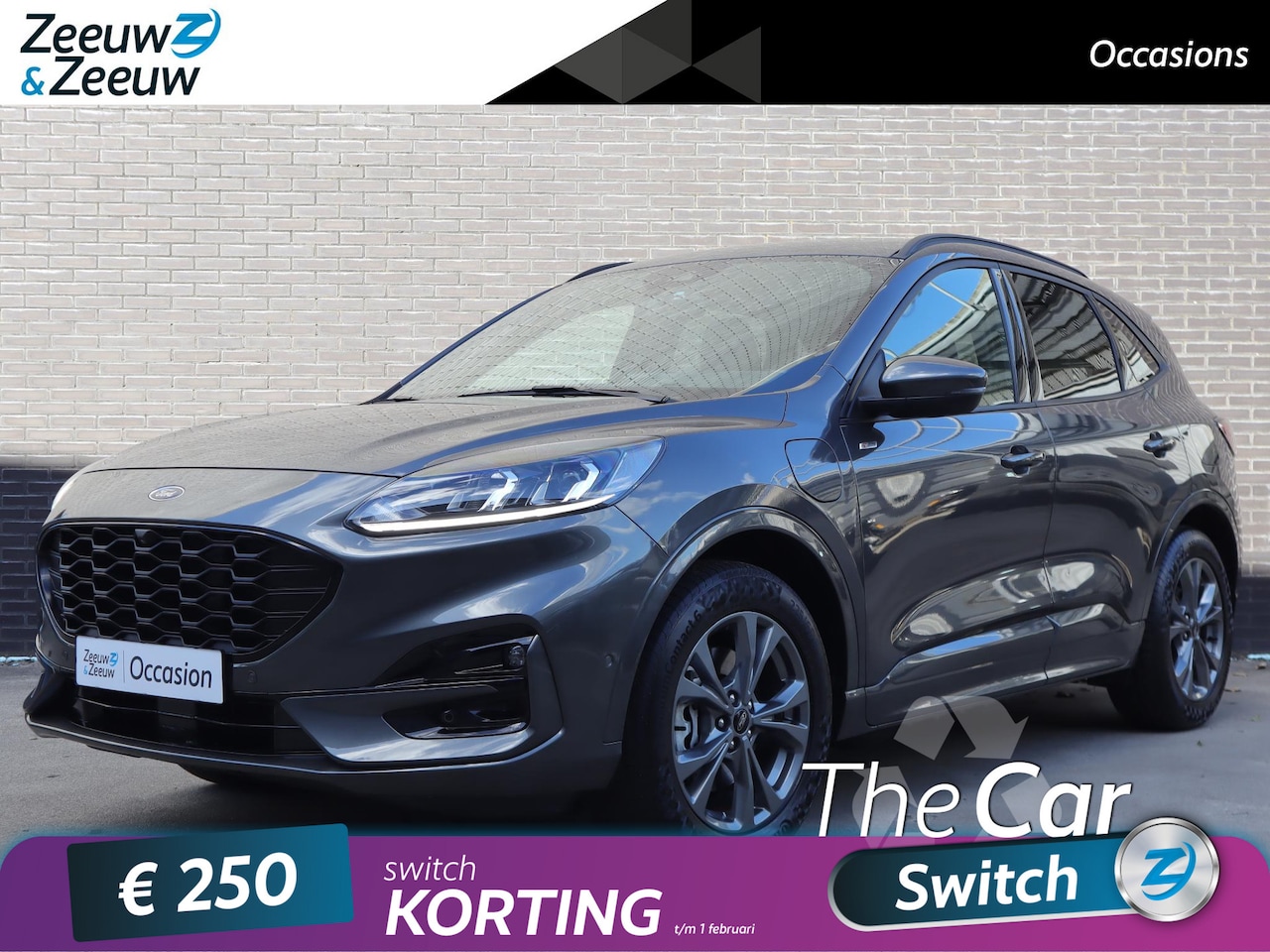 Ford Kuga - 2.5 PHEV ST-Line 225pk | Adaptieve cruise control | BLISS | Camera voor en achter | Lichtm - AutoWereld.nl