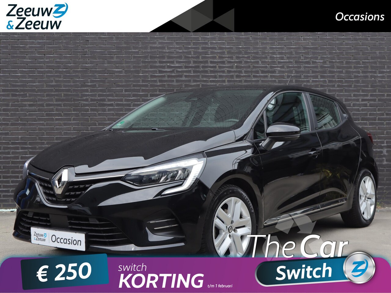 Renault Clio - 1.6 E-Tech Hybrid 140 Business Zen 90pk automaat | Navigatie | Parkeer sensoren | Apple Ca - AutoWereld.nl