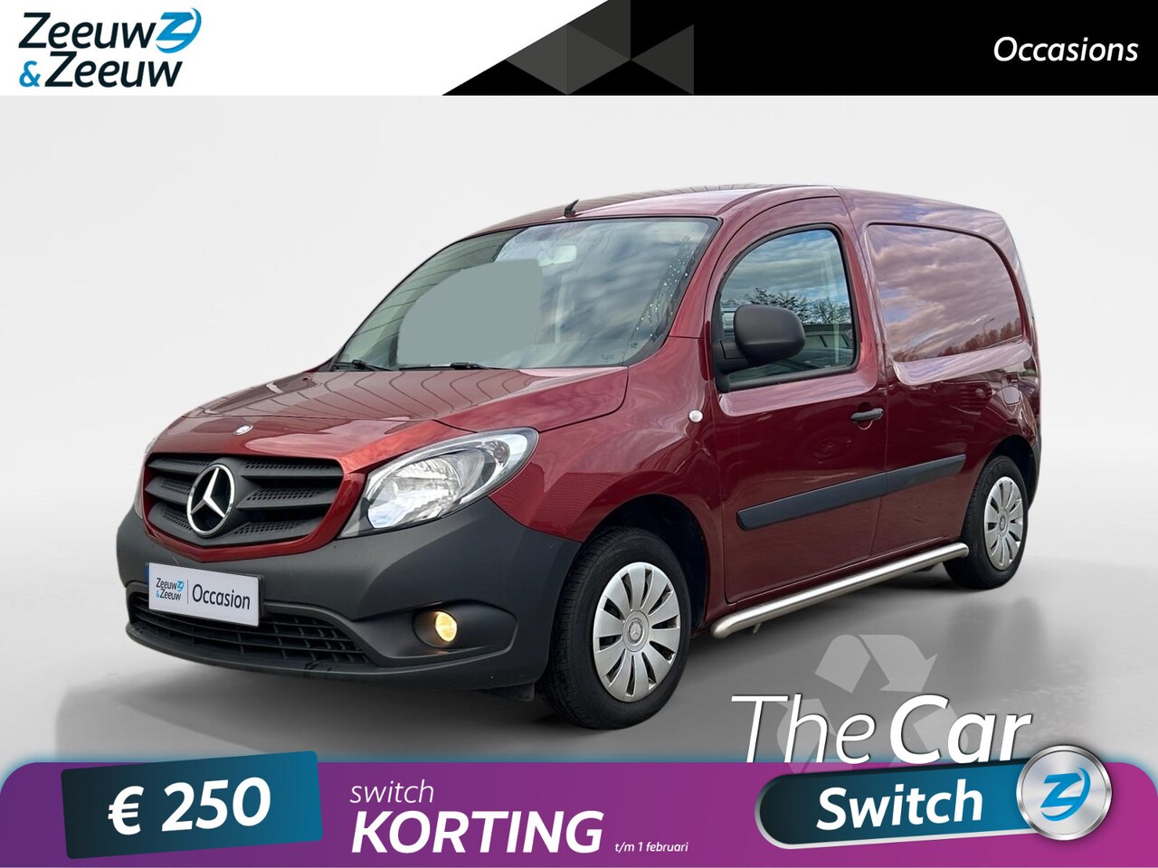 Mercedes-Benz Citan - 108 CDI BlueEFFICIENCY 75pk | Airco | Trekhaak | Betimmering laadruimte | Limiter - AutoWereld.nl