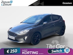 Ford Fiesta - 1.0 EcoBoost Titanium | Winter Pack | Hoogglans Zwarte Lichtmetalen Velgen | Parkeersensor