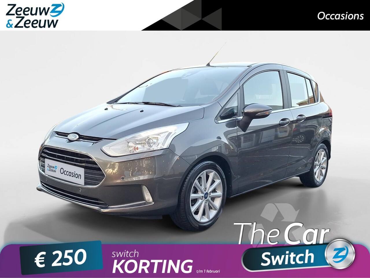 Ford B-Max - 1.0 EcoBoost Titanium | Camera | Navigatie | Parkeersensoren | 16" Lichtmetaal | Trekhaak| - AutoWereld.nl