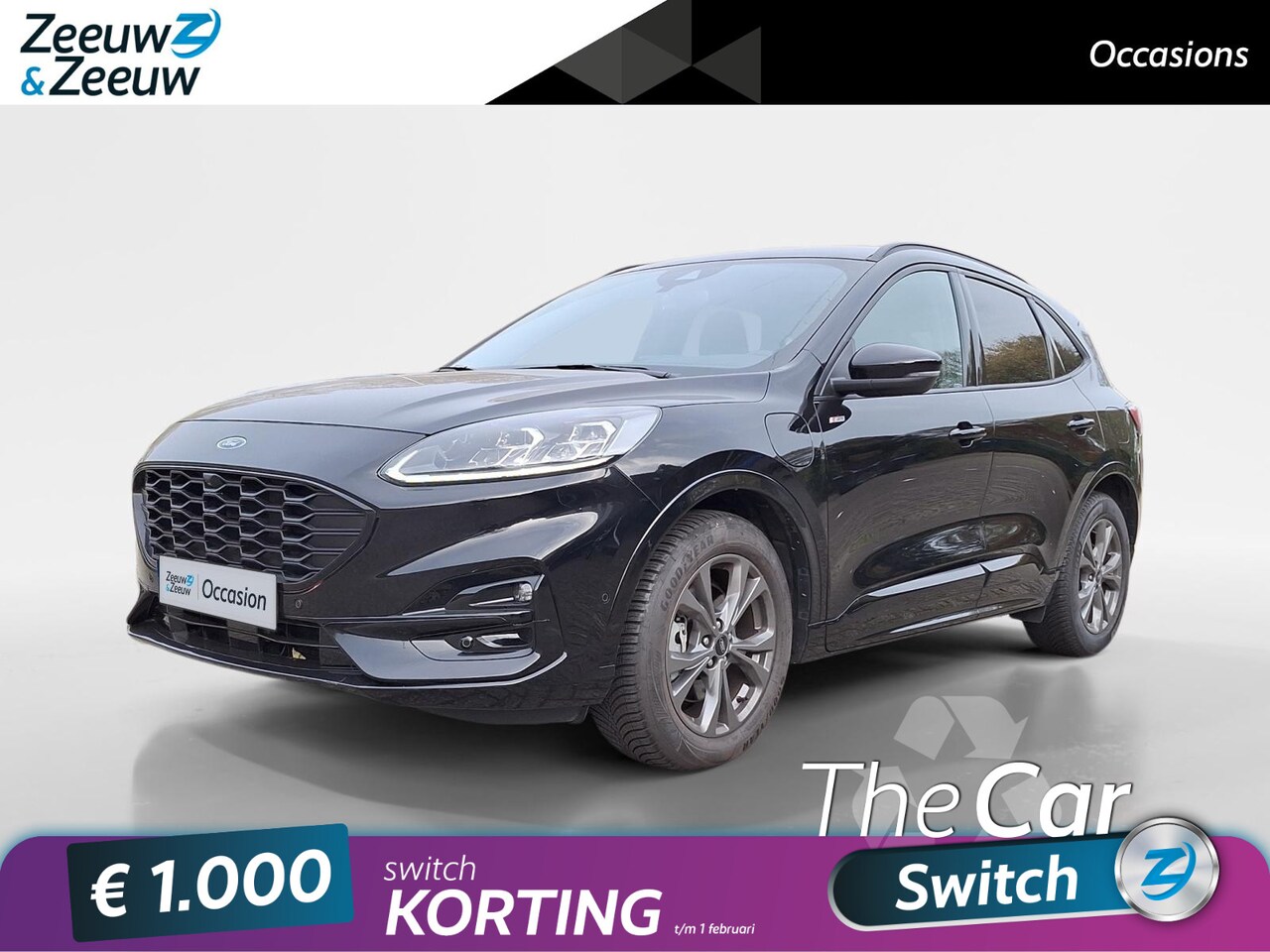 Ford Kuga - 2.5 PHEV ST-Line X | Adaptieve Cruise Control | BLIS | Winter Pack | Driver Assistance Pac - AutoWereld.nl