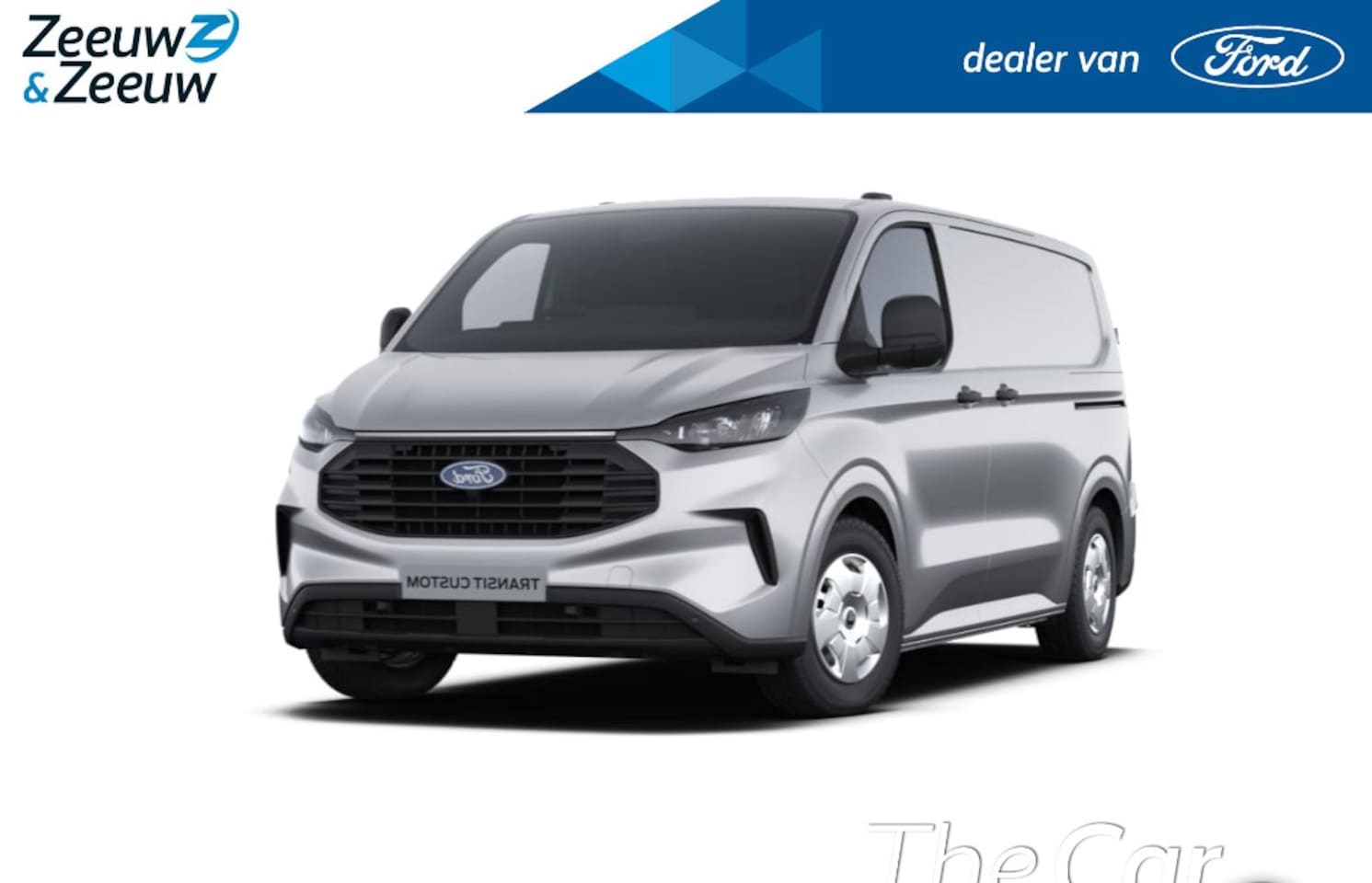 Ford Transit Custom - 280 2.0 TDCI L1H1 Trend 110PK | uit voorraad leverbaar | Frozen White / Moondust Silver | - AutoWereld.nl