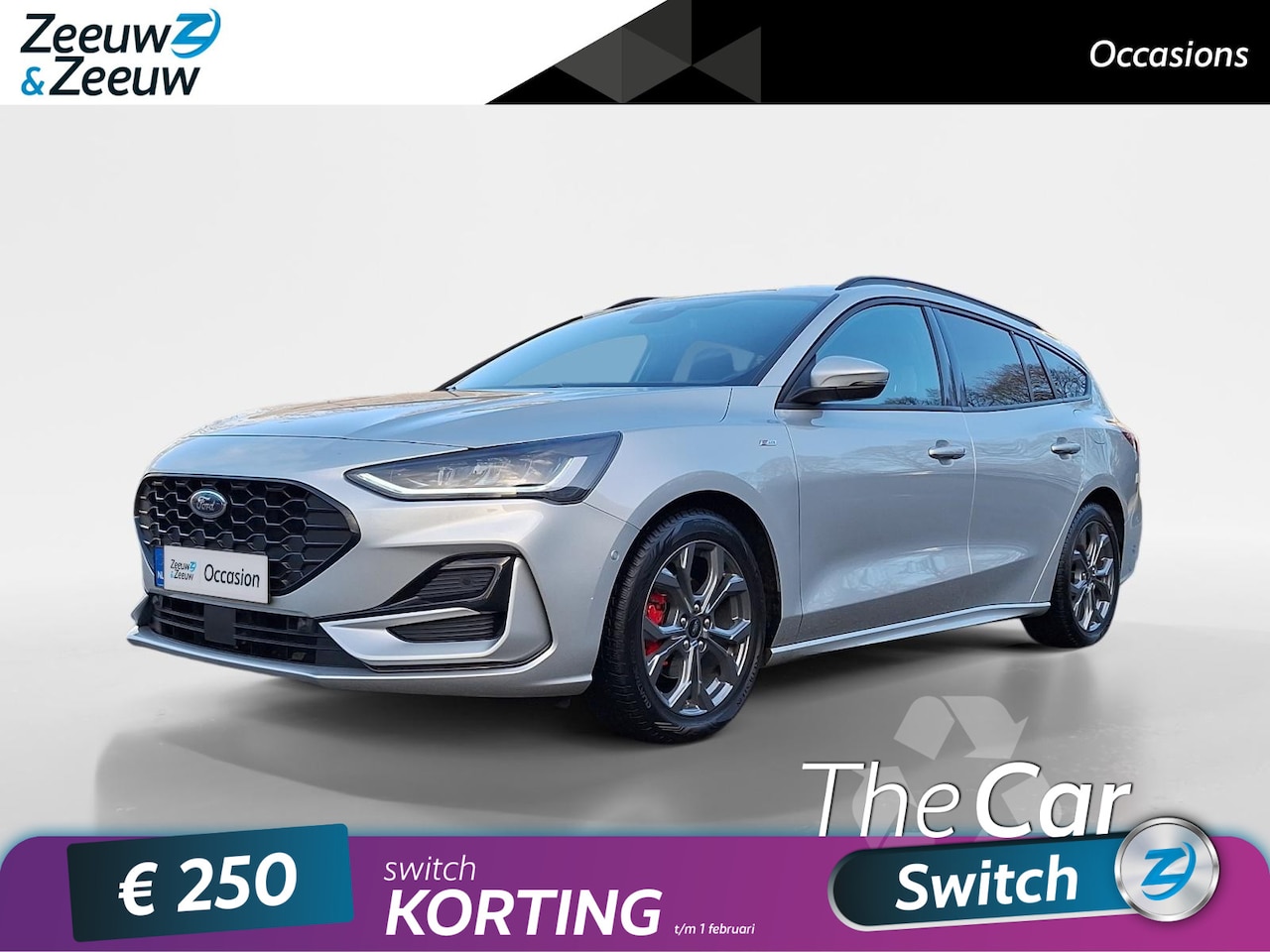 Ford Focus Wagon - 1.0 EcoBoost Hybrid ST Line Style 125pk | Lichtmetaal | led verlichting | Winterpack | Cam - AutoWereld.nl