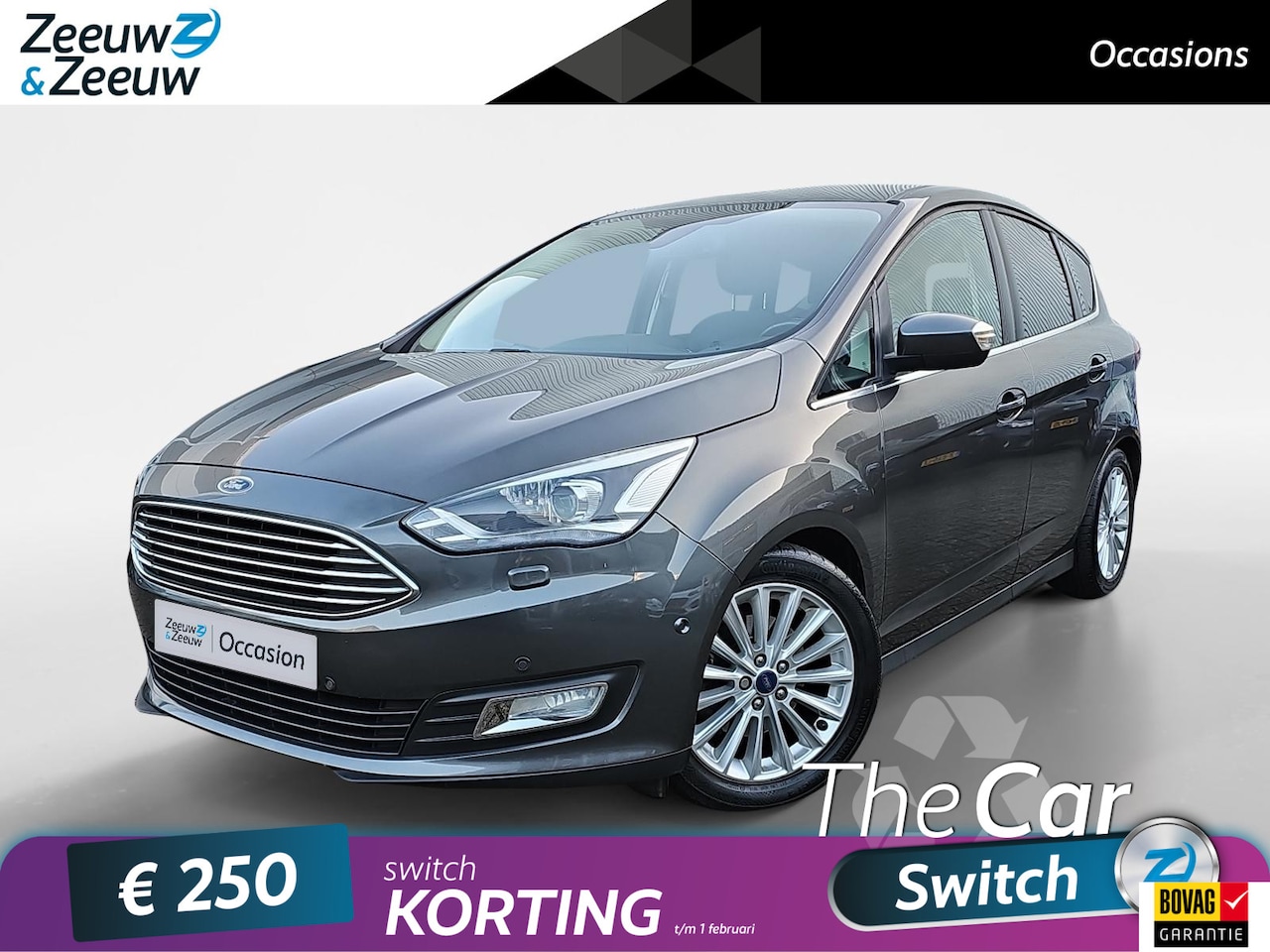 Ford C-Max - 1.5 Titanium | Trekhaak | Cruise Control | Achteruitrijcamera | Voorruitverwarming | Telef - AutoWereld.nl