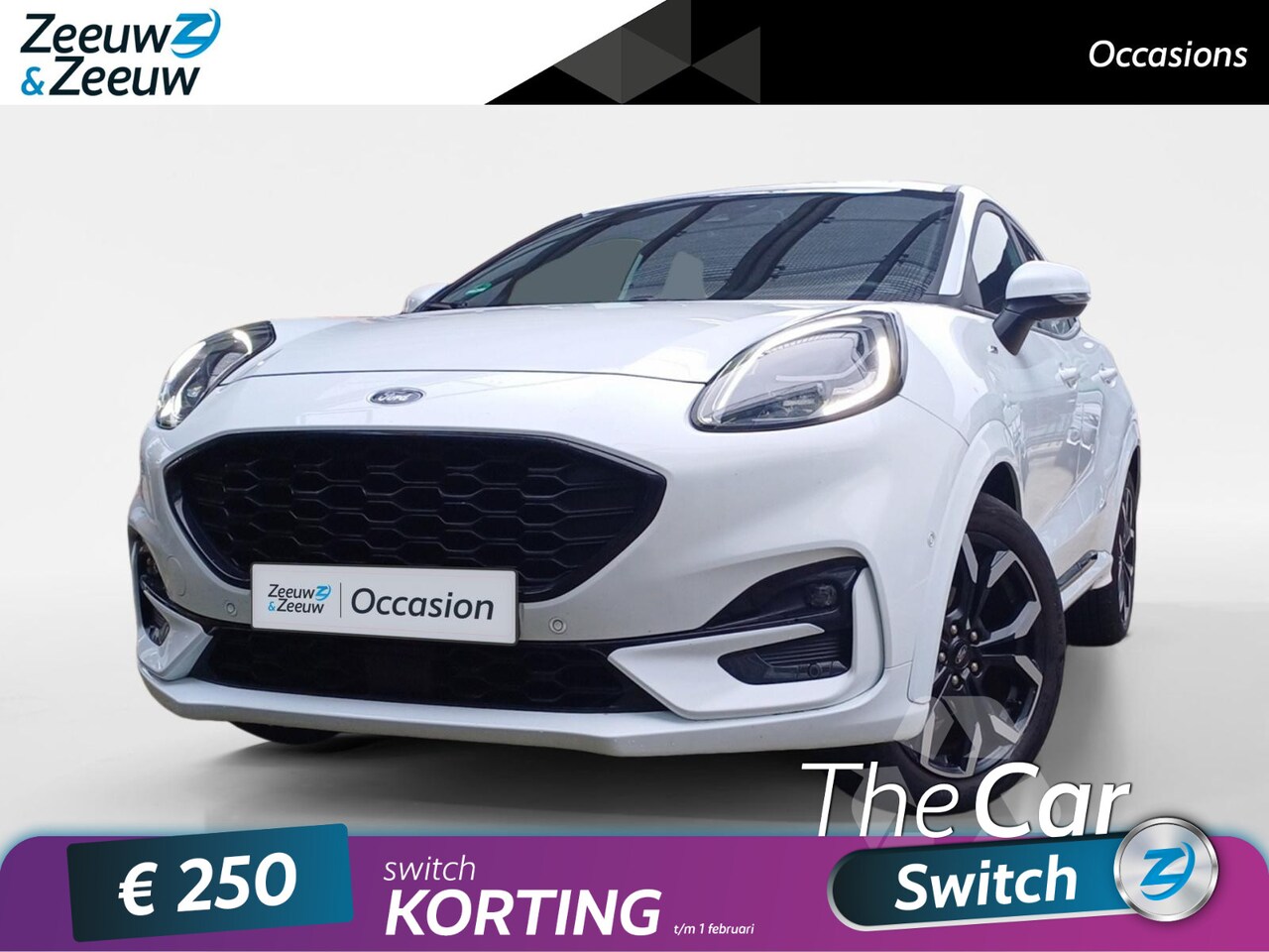 Ford Puma - 1.0 EcoBoost Hybrid ST-Line X 1e Eigenaar | Driver Assistance Pack  | Achteruitrijcamera | - AutoWereld.nl