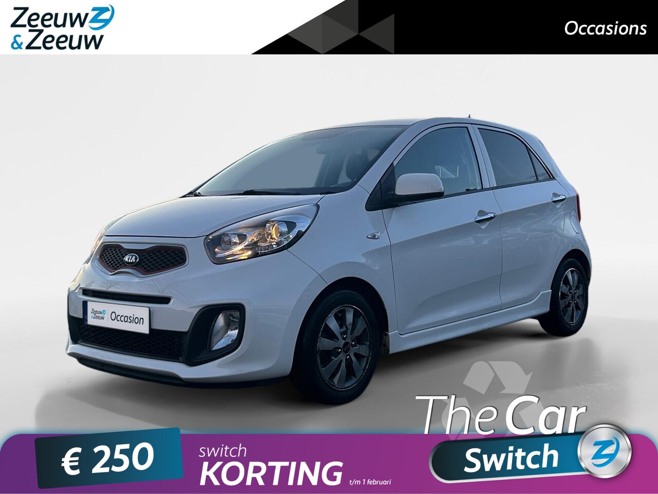 Kia Picanto - 1.0 CVVT X-treme | Climate Control | Lederen bekleding | Bluetooth | 12 maanden garantie! - AutoWereld.nl