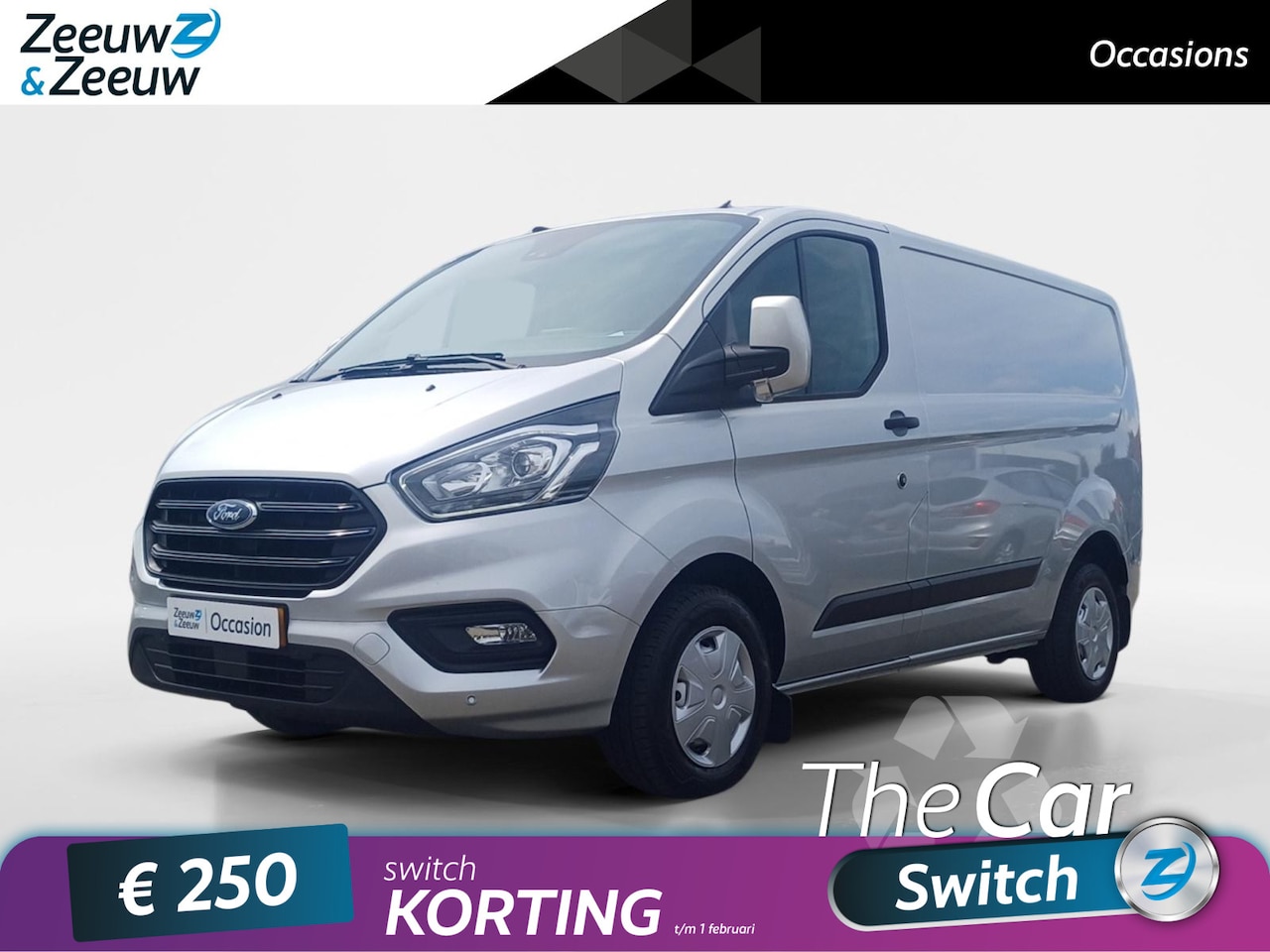 Ford Transit Custom - 280 2.0 TDCI L1H1 Trend 130pk | Navigatie | Trekhaak | Cruise-control | Achteruitrijcamera - AutoWereld.nl