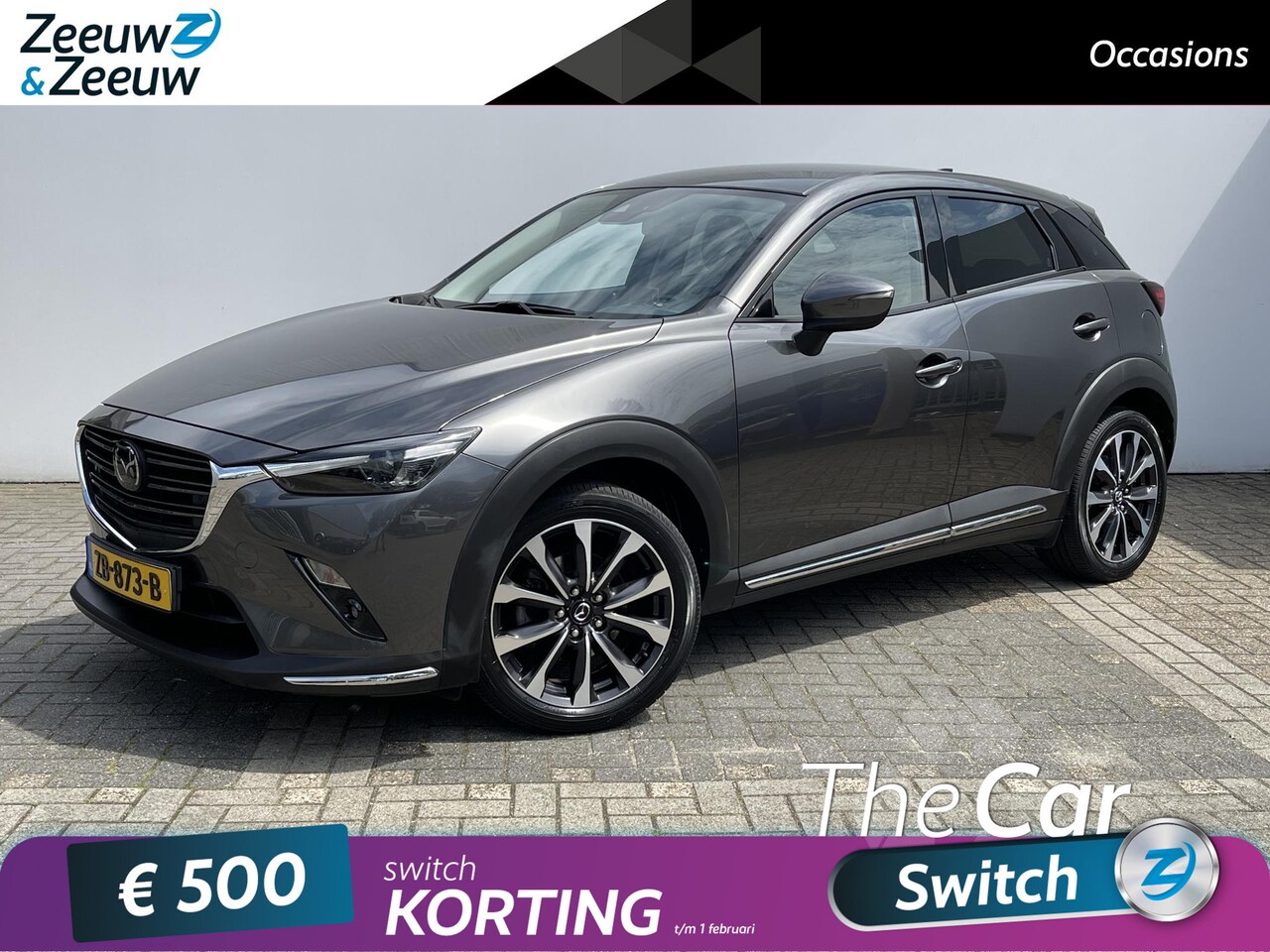 Mazda CX-3 - 2.0 SkyActiv-G 120 GT-M | AUTOMAAT | LEDER | STUUR & STOELVERWARMING | NAVI | CAMERA | ETC - AutoWereld.nl