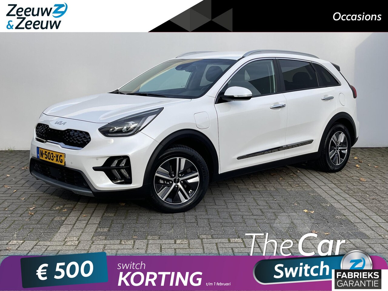 Kia Niro - 1.6 GDi PHEV DynamicPlusLine | NL-AUTO | LEDER | TREKHAAK | NAVI | CAMERA | ETC... - AutoWereld.nl