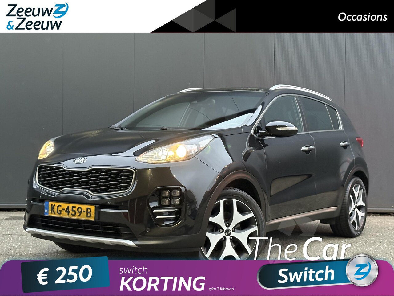 Kia Sportage - 1.6 T-GDI GT-Line 177 PK | 1e Eigenaar | Trekgewicht: 1.900 kg | Metallic lak | Bovag gara - AutoWereld.nl