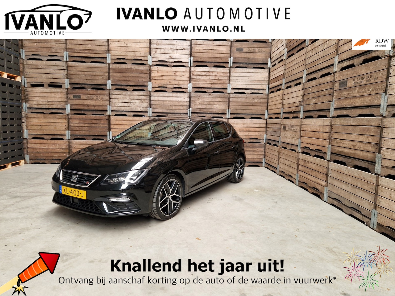 Seat Leon - 1.5 TSI FR Business Intense VCP Navigatie camera LED Clima Cruise 18"LM 170 PK - AutoWereld.nl