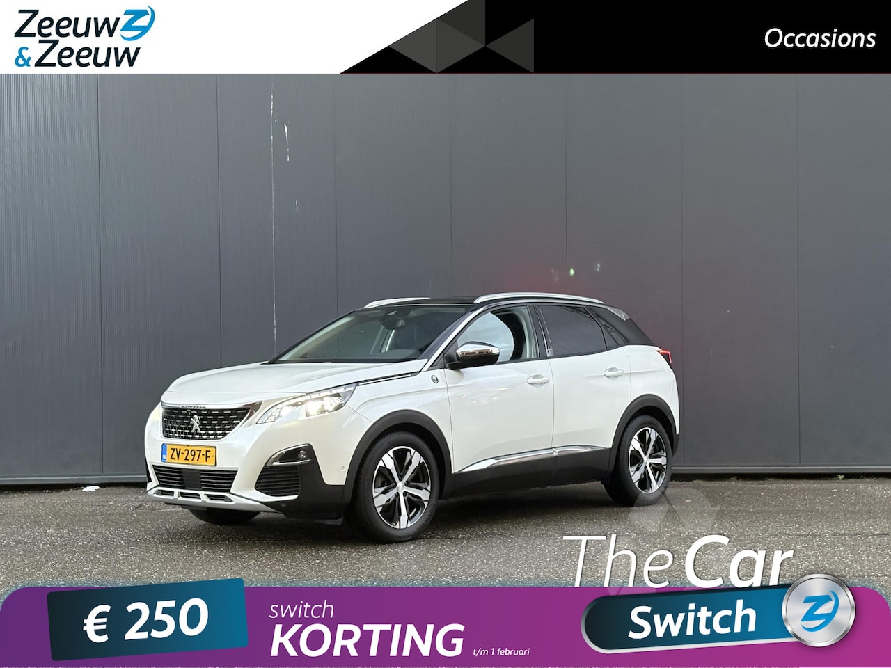 Peugeot 3008 - 1.6 PureTech GT Line Automaat | Trekhaak | Panorama dak | Metallic lak | Bovag garantie | - AutoWereld.nl