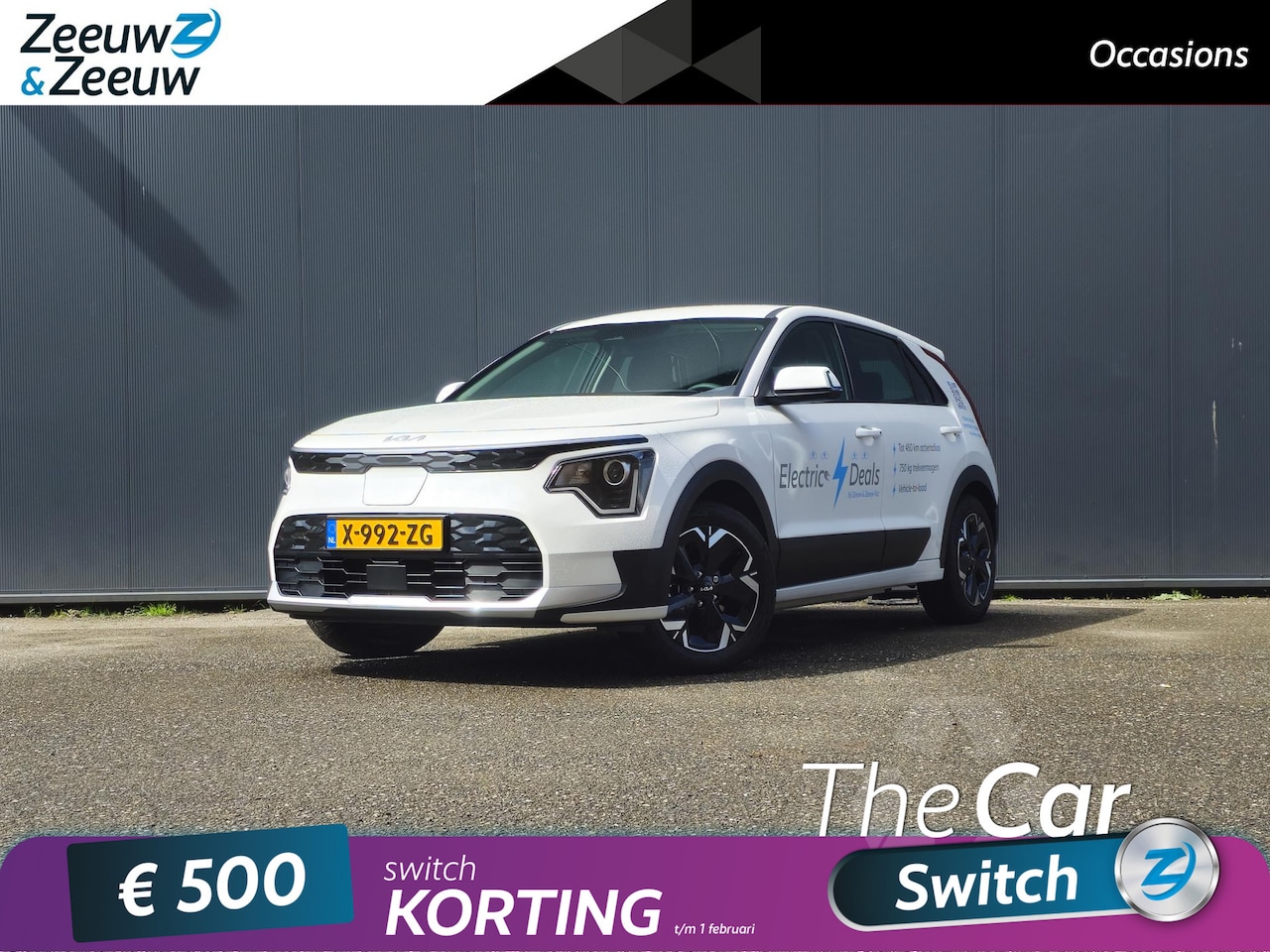 Kia Niro EV - Light Edition 64.8 kWh € 2000 subsidie mogelijk* | Navi | Climate & (adaptieve) cruise con - AutoWereld.nl