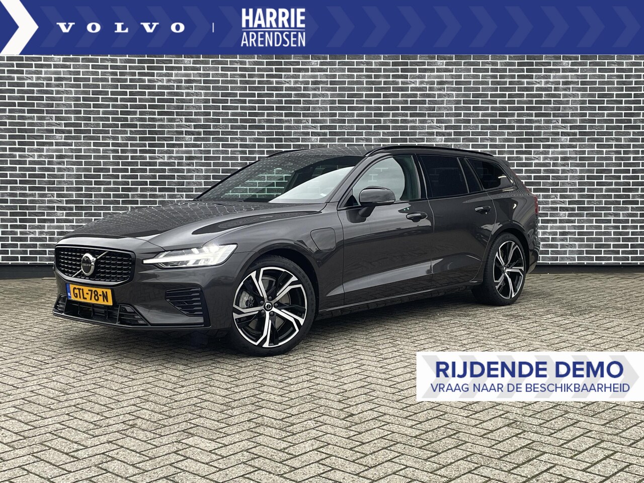 Volvo V60 - Recharge T6 AWD Plus Dark | Trekhaak inklapbaar | Adaptieve Cruise Control | Nappa Sportst - AutoWereld.nl